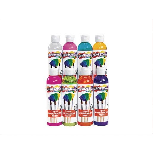 Liquid Watercolor Tropical Set of 8