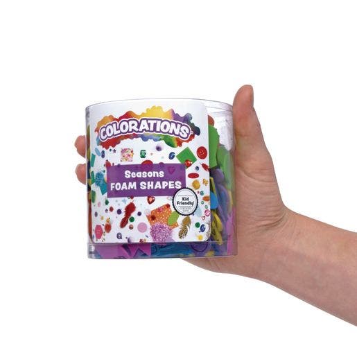 Seasons Foam Shapes Set Of 4 Jars