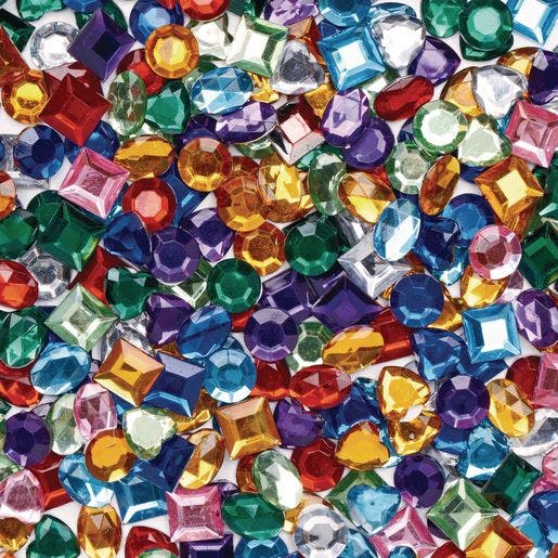 Self-Adhesive Gems In a Jar 900 pcs