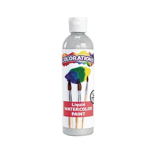 Colorations Liquid Watercolor Silver 8 oz