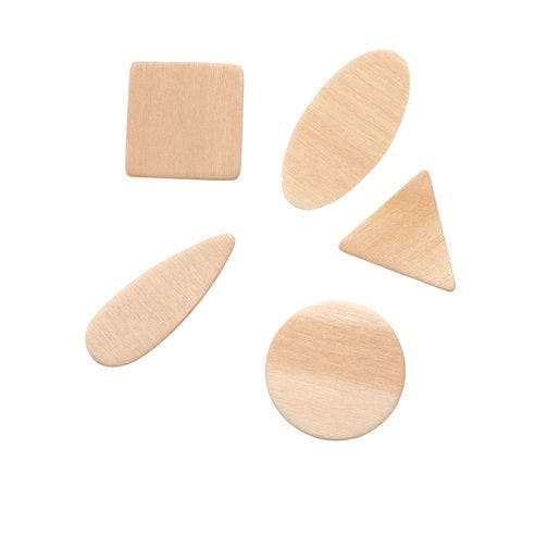 Wood Geo Shapes 1000 Pcs