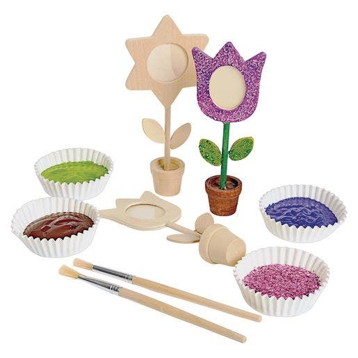 Wooden Flower Pot Frames Set of 12