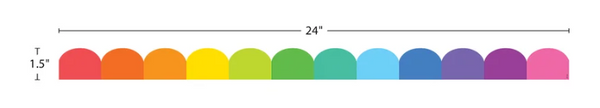 Colorful Scalloped Magnetic Border