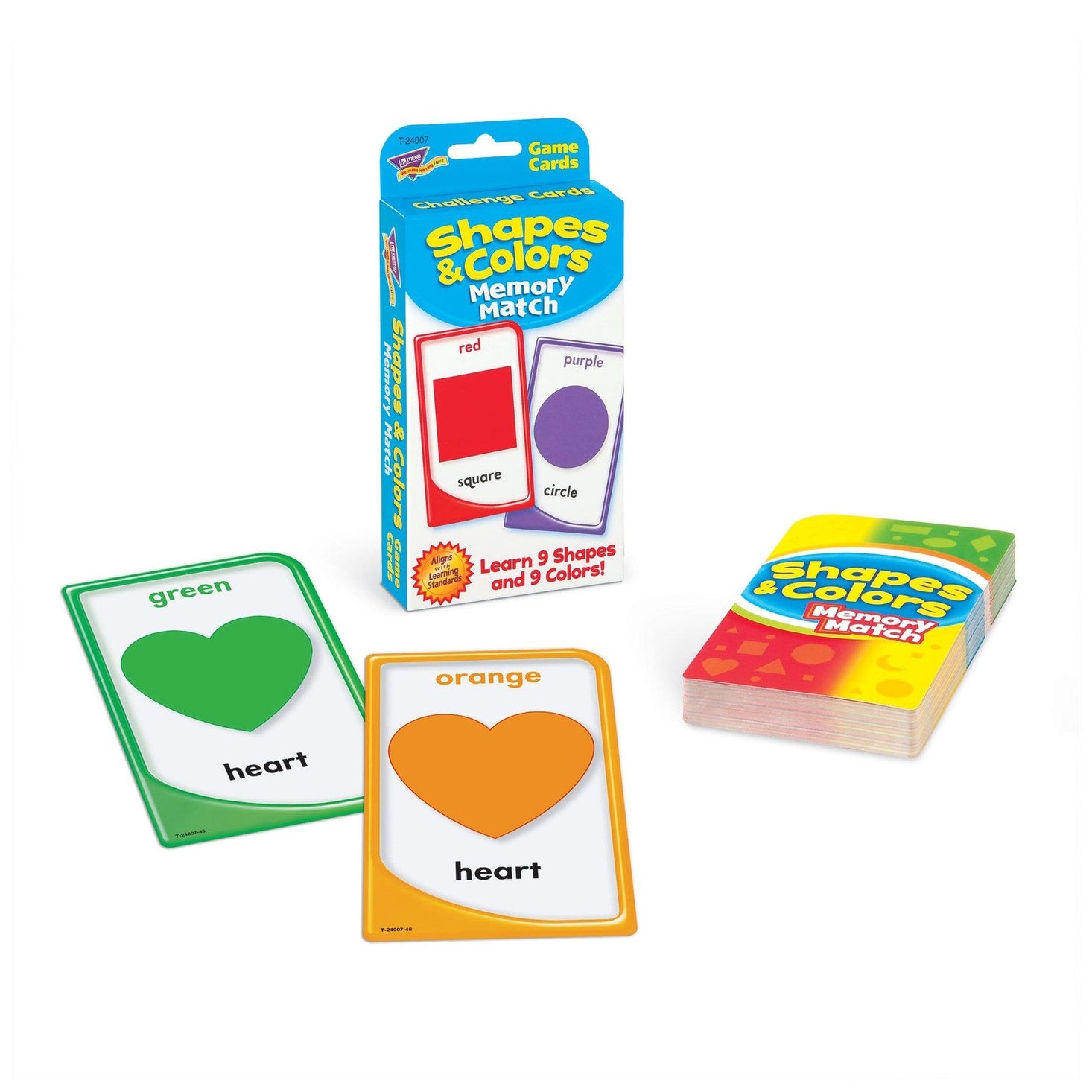 Colours & Shapes Memory Match Challenge Cards