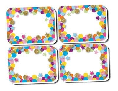 Confetti Mini Whiteboard Erasers 10 pack
