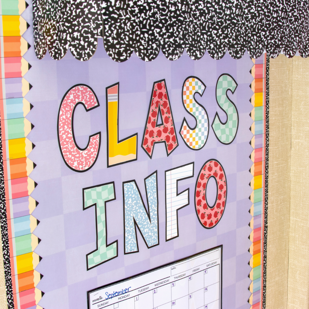 Cool for School 7in Fun Font Letters