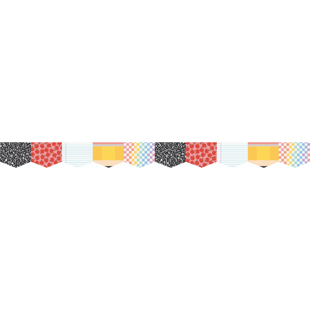 Cool for School Die-Cut Rolled Border Trim