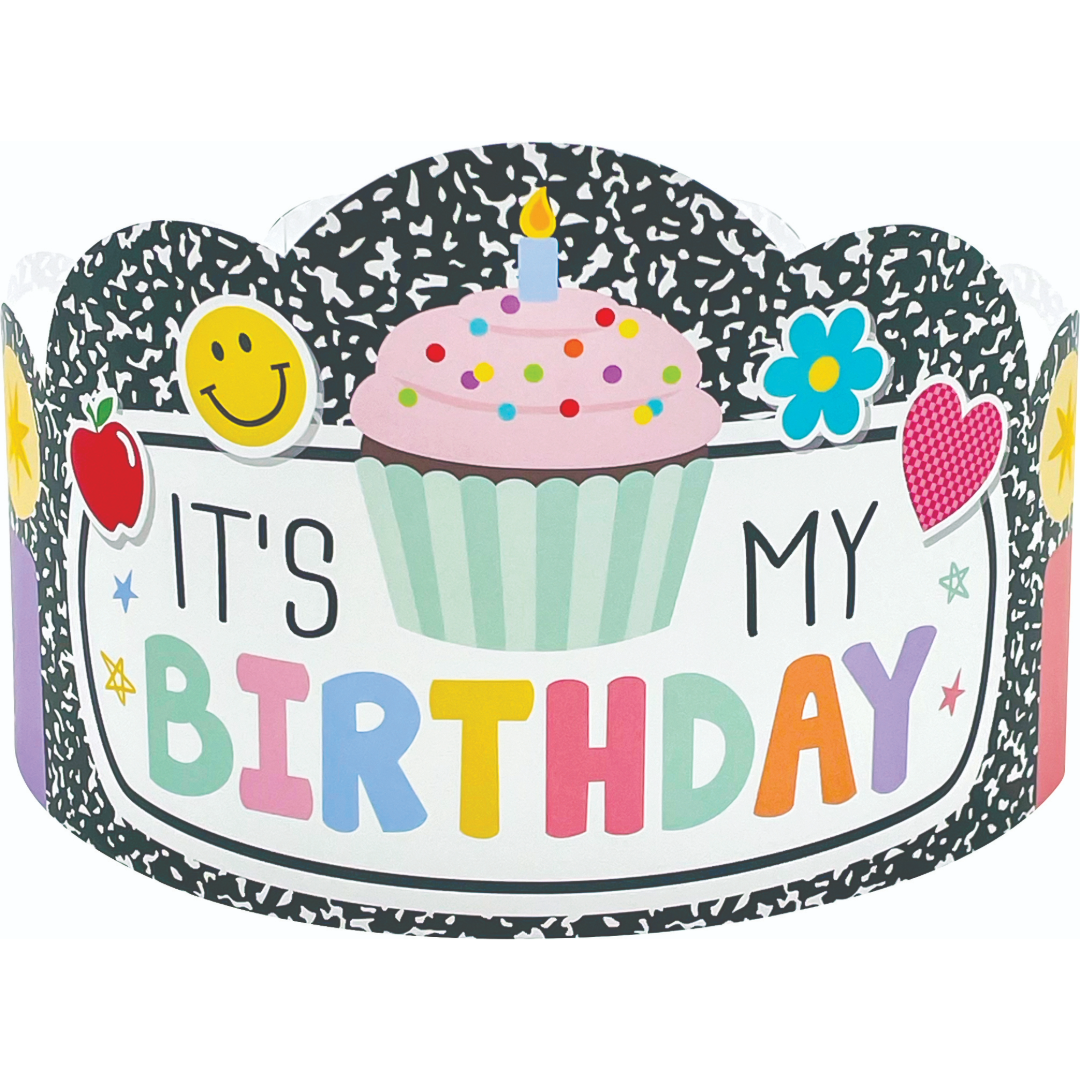 Cool for School It’s My Birthday Crowns