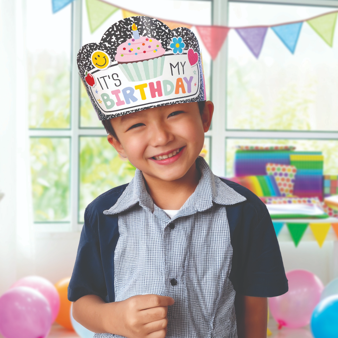 Cool for School It’s My Birthday Crowns