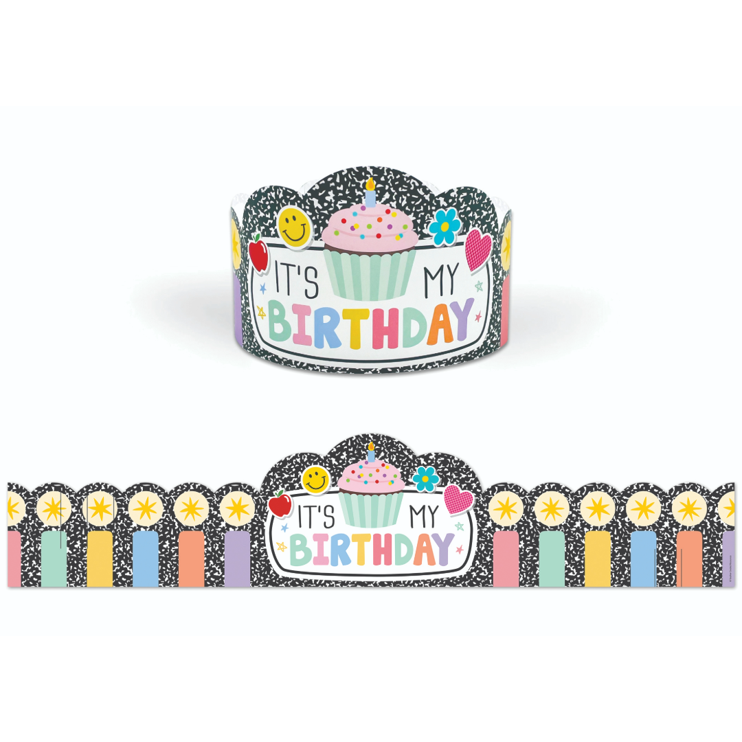 Cool for School It’s My Birthday Crowns