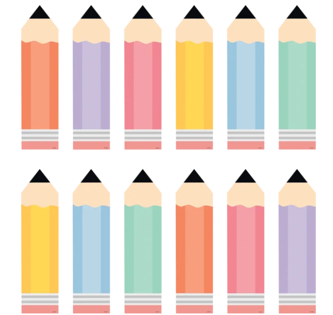 Cool for School Pencils Accents