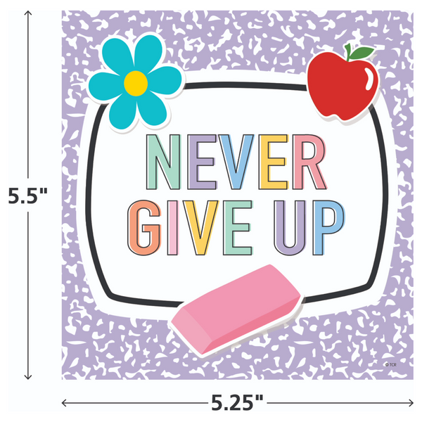 Cool for School Positive Sayings Accents