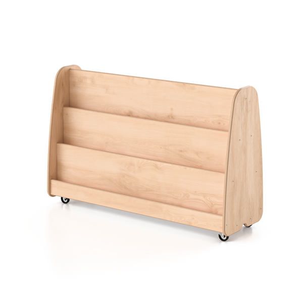 Woodlyn Double Sided Large Book Browser Mobile 46.5inL x 30inH