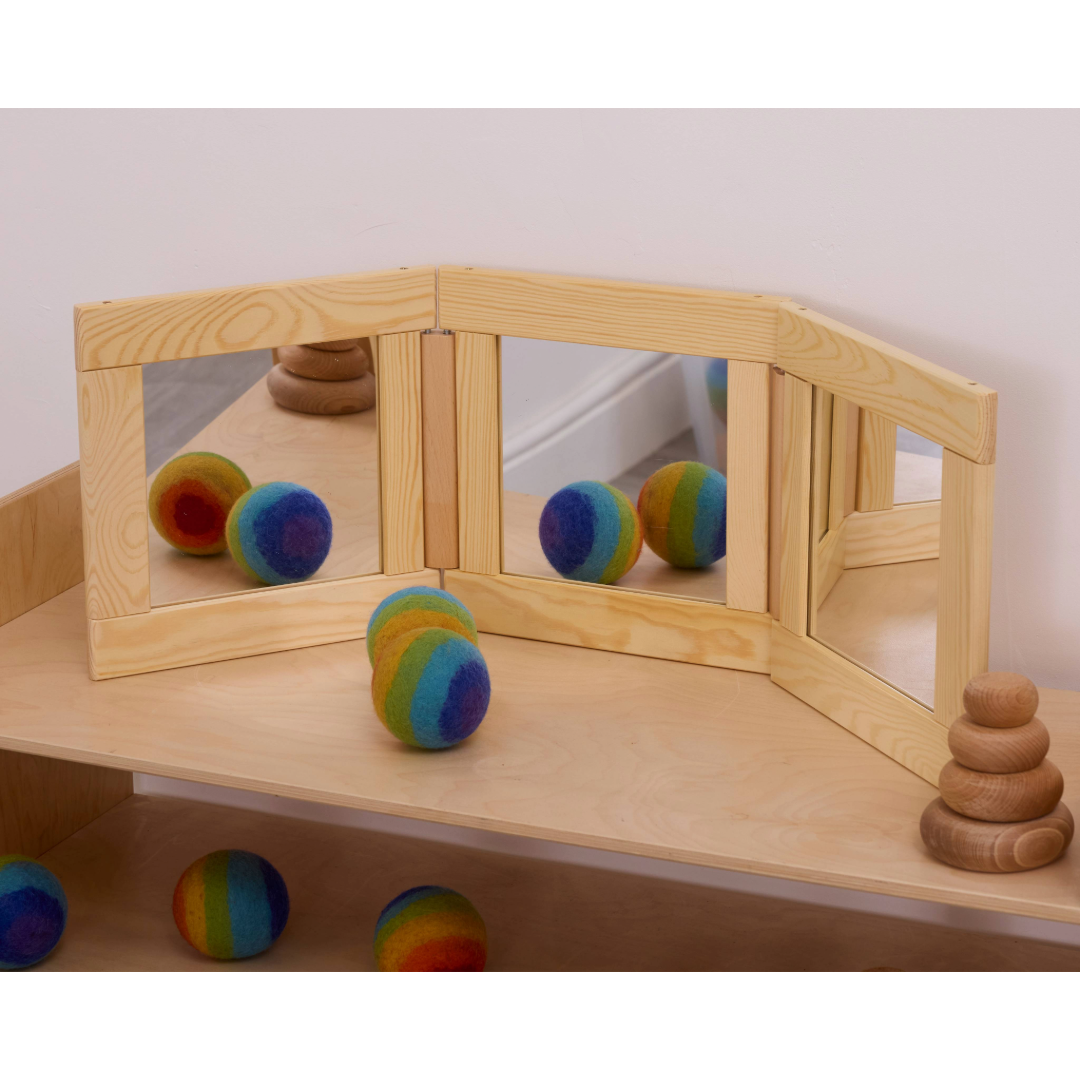Table Triptych Mirror