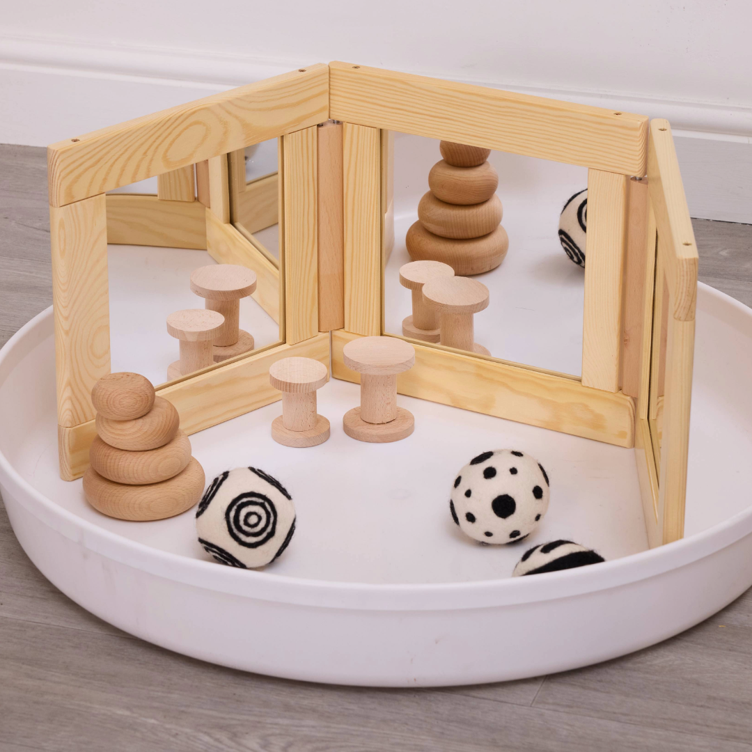 Table Triptych Mirror