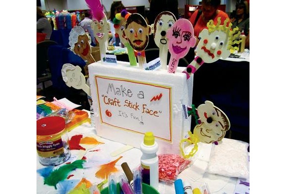 Craft Stick Faces Set of 20