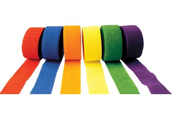 Crepe Paper Streamers Set of 6