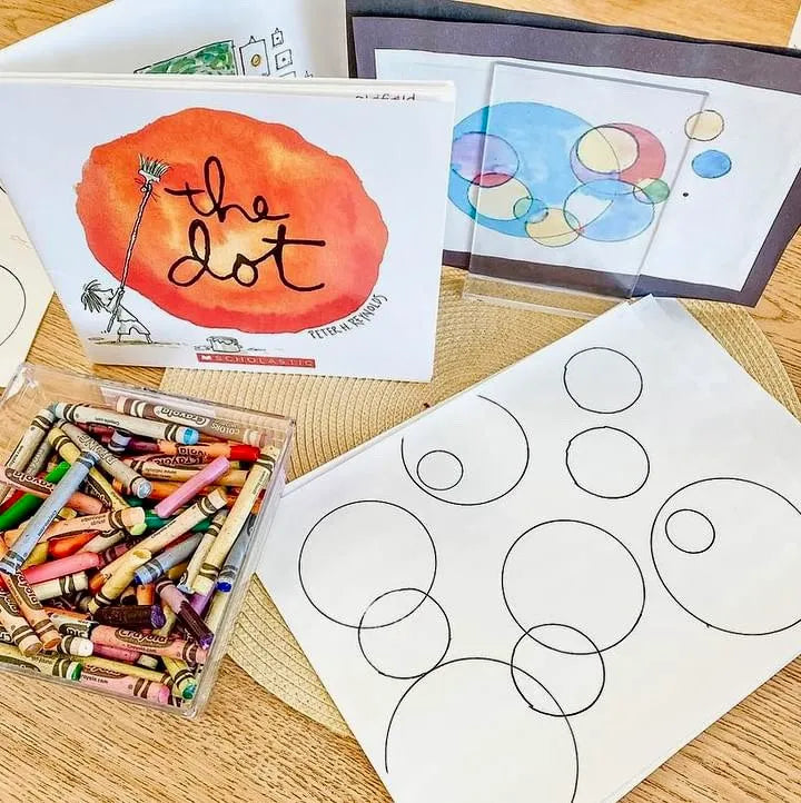 Colour & Fill the Dots