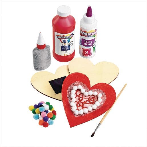 Dyo Magnetic Wooden Hearts Set of 12