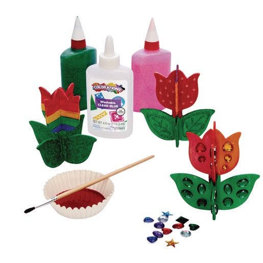 Decorate Your Own 3D Tulip Set of 12