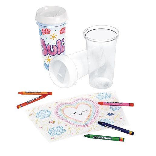 Decorate Your Own Travel Mugs Set of 12