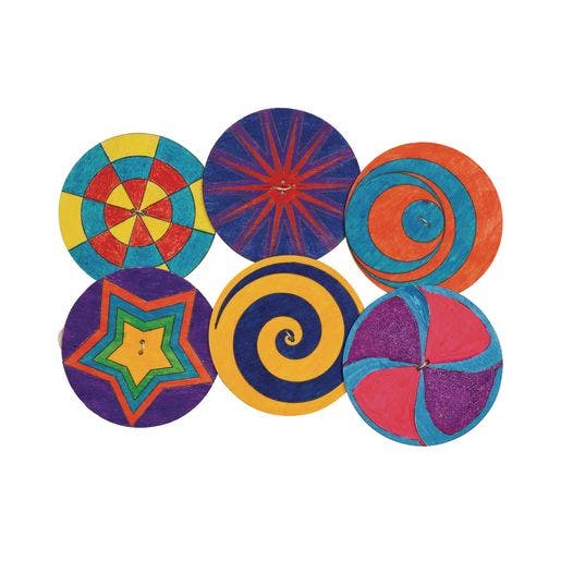 Decorate Your Own Wooden Spinner Set 24