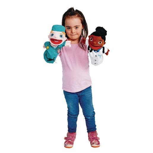 Deluxe Career Puppets Set of 8