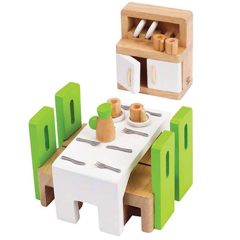 Wooden Dollhouse Furniture Dining Room by Hape
