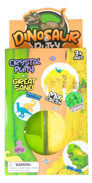 Dino Crystal Putty & Moving Sand