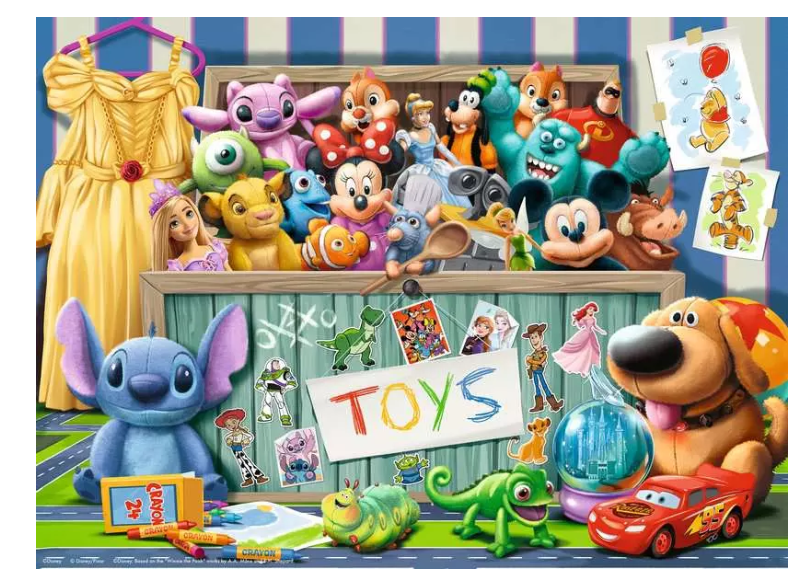 Disney Pixar Multicharacter 100 Pc
