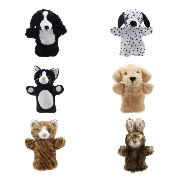 Eco Animal Puppet Buddies Pets Set of 6