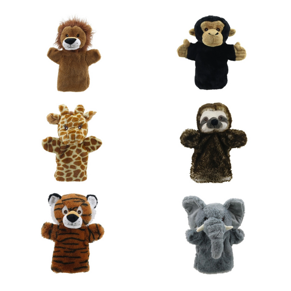 Eco Animal Puppet Buddies Safari Set of 6