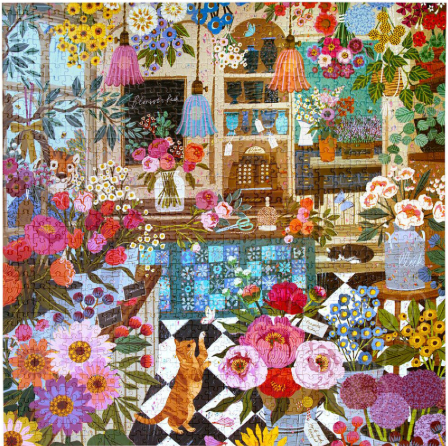 English Flower Shop 1000 pc Puzzle