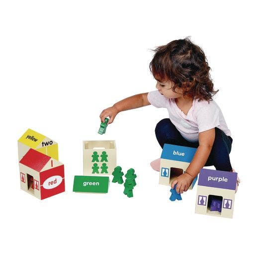 Environments EarlySTEM Color and Counting Houses 20 Pieces