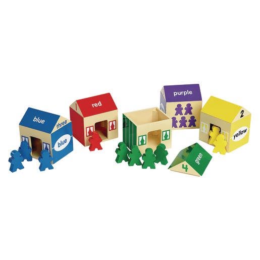 Environments EarlySTEM Color and Counting Houses 20 Pieces