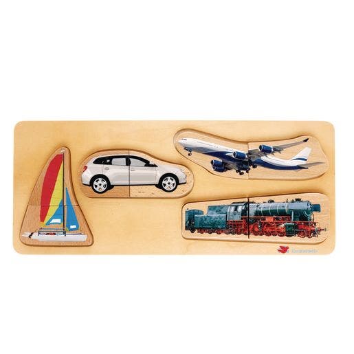 Environments Toddler Photo Puzzle Transportation 9 pc