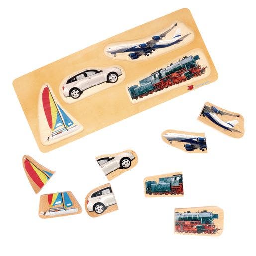 Environments Toddler Photo Puzzle Transportation 9 pc