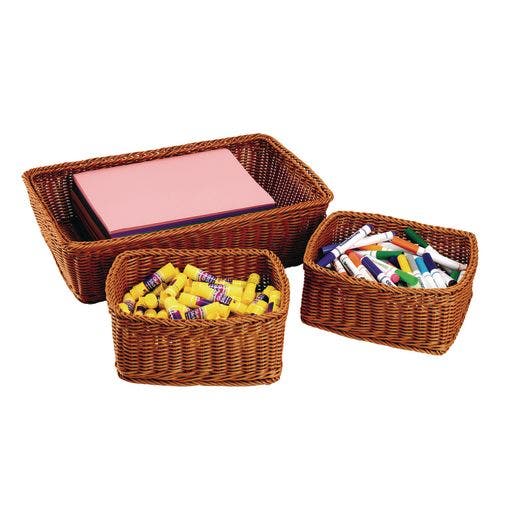 Environments Washable Tray and Storage Basket set of 3
