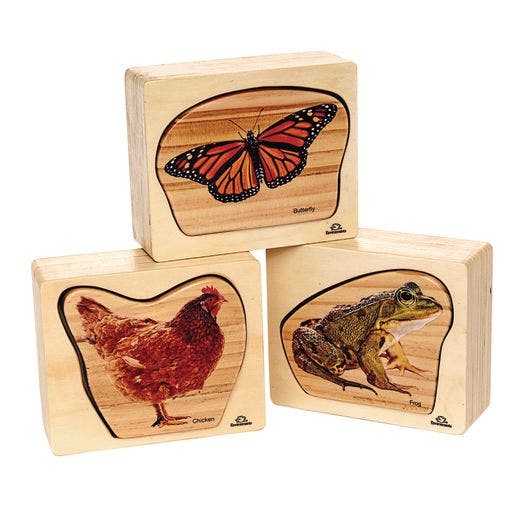 Environments earlySTEM Life Cycles Nesting Puzzles Set of 3