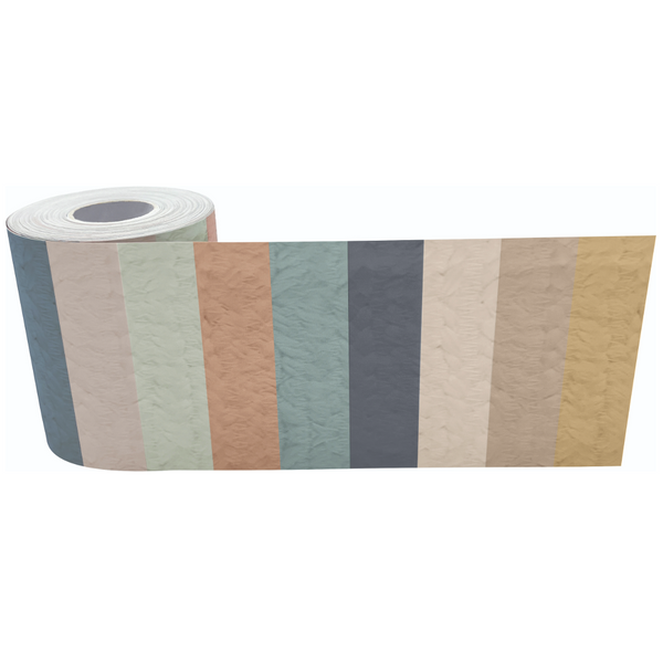 Everyone is Welcome Stripes Straight Rolled Border Trim