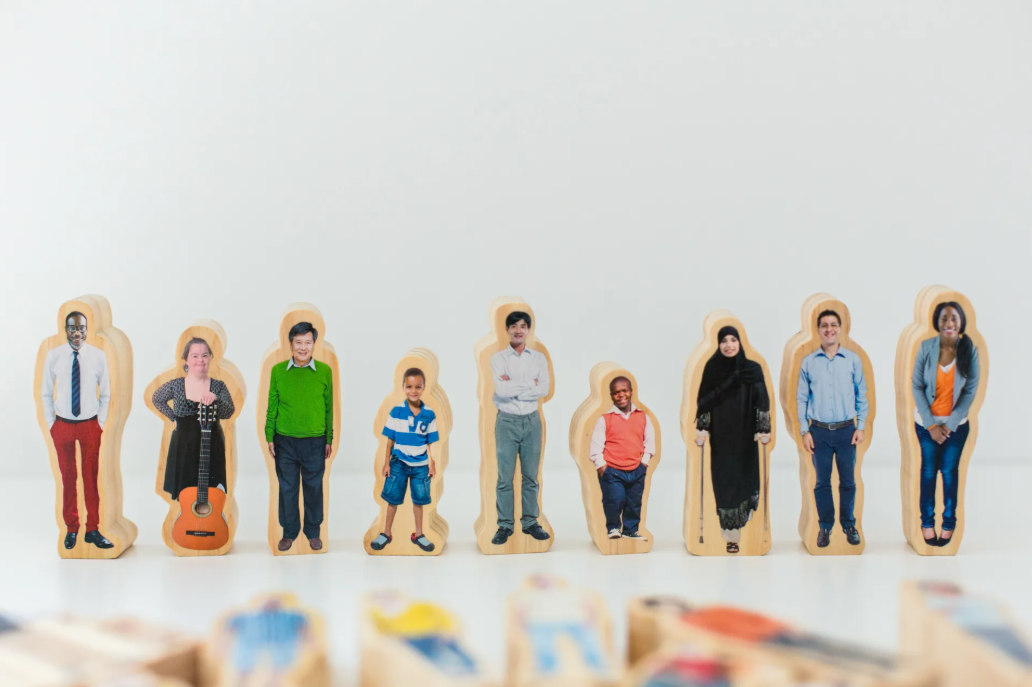 Everyone's Family Wooden People