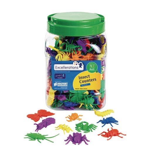 Excellerations Insect Counters 144 pieces