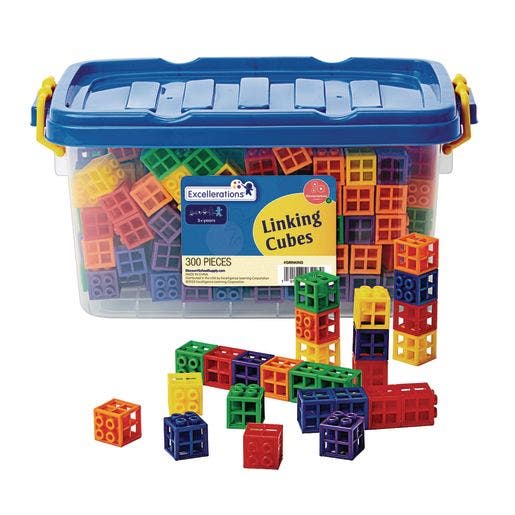 Excellerations Grid Linking Cubes 300 Pcs