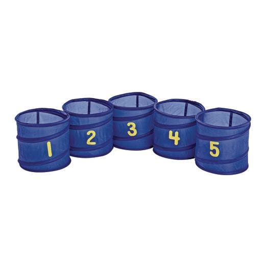 Excellerations Number Tossing Basket Set of 5