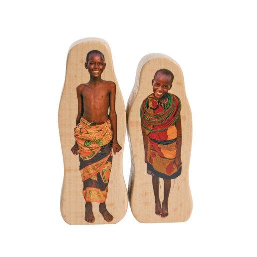 Excellerations Photo Block Multicultural Play People Set of