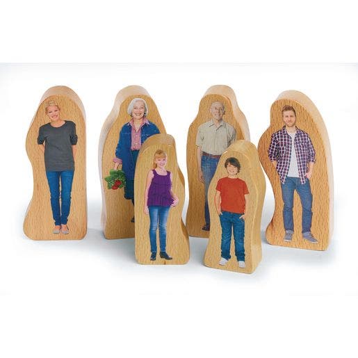 Excellerations Photo Block Play People Set of 28