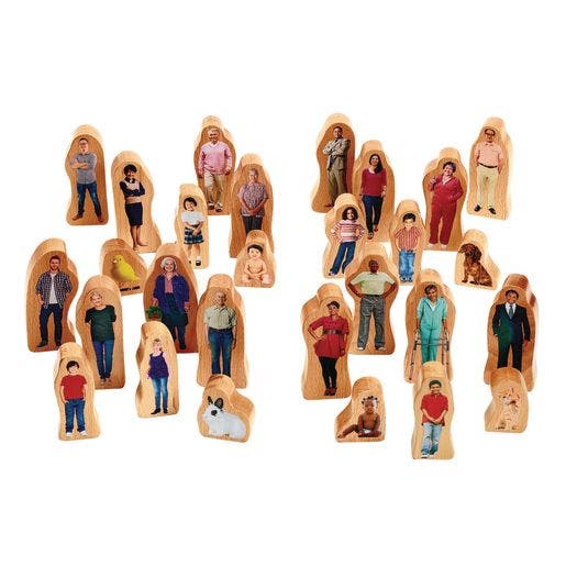 Excellerations Photo Block Play People Set of 28