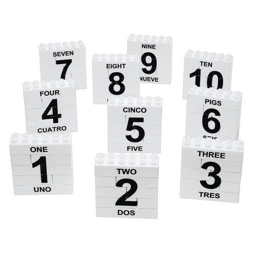 Excellerations Puzzle Up Numbers and Objects 80 pieces