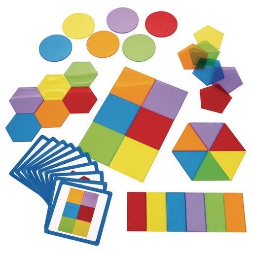 Excellerations STEM Translucent Attribute Shapes 36 Pieces