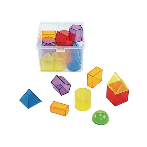 Excellerations STEM Translucent Matching Geo Solids